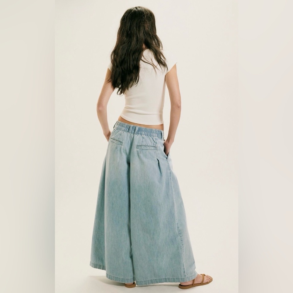 Scout Wide Leg Jeans NWOT California blue - Picture 3 of 7
